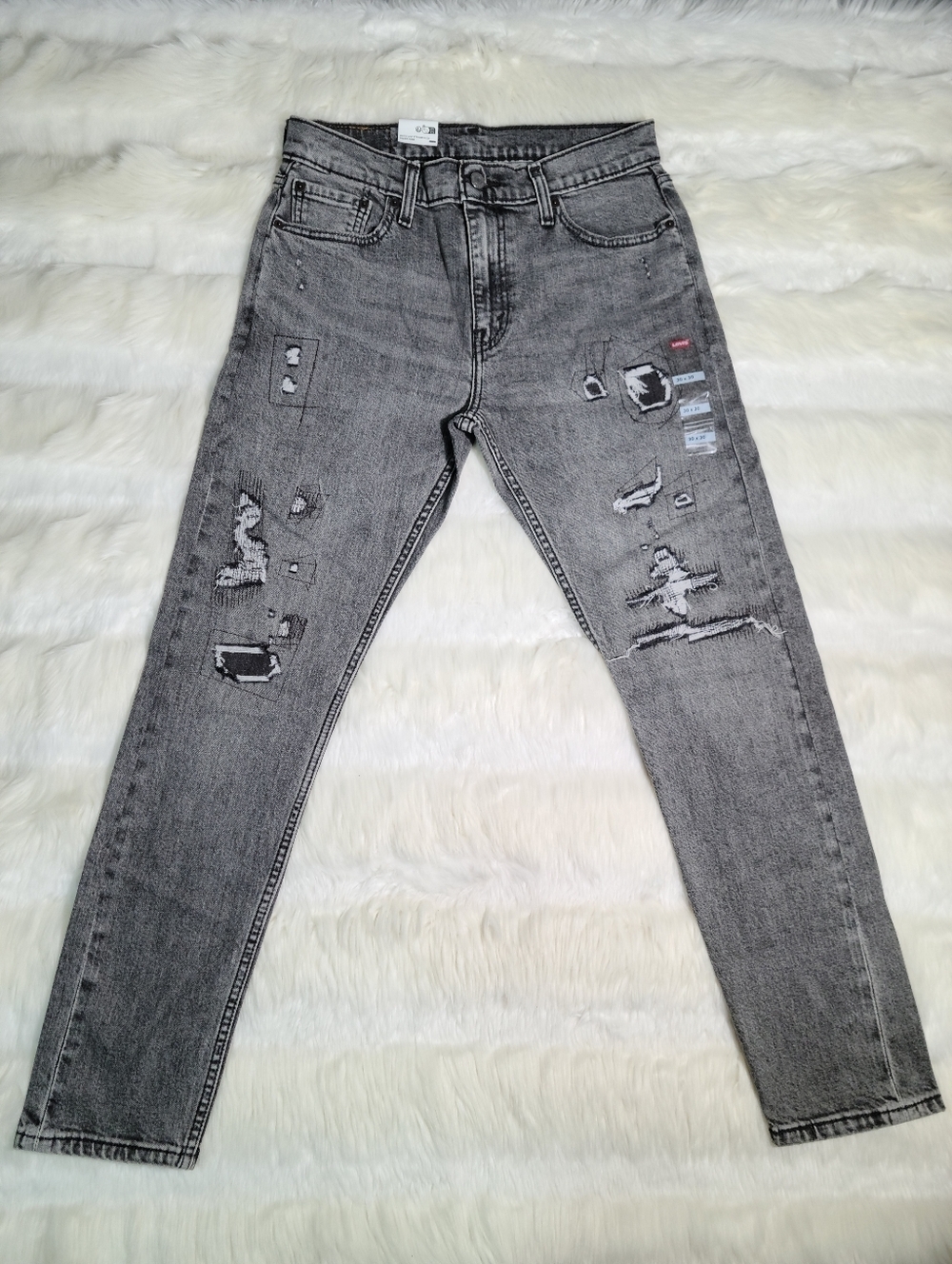 Levi's 512 Slim Taper Gray Jeans Men 30x30 NWT